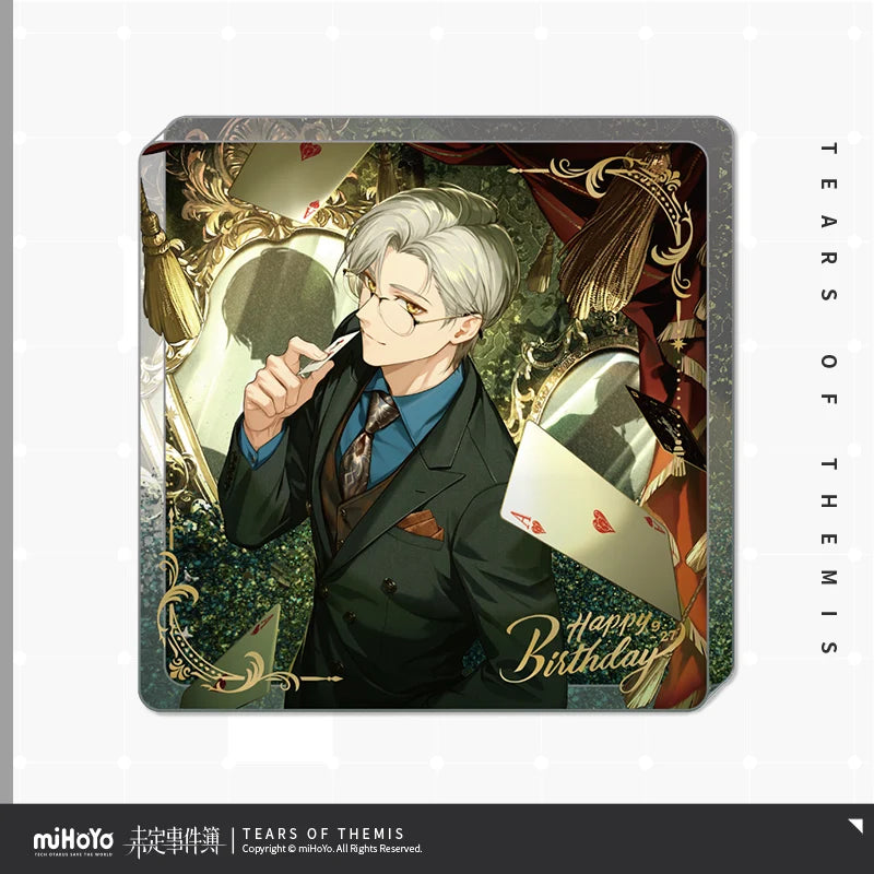 Tears of Themis - A Toast To Our Love Series Adjucator Birthday Quicksand Acrylic Block miHoYo