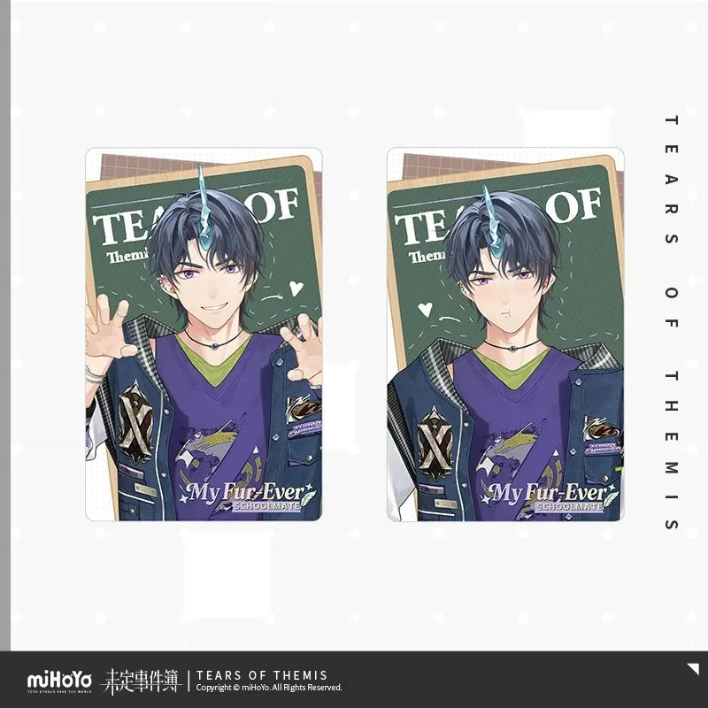 Tears of Themis - My Fur-ever Schoolmale Series Acrylic Photo Frame Commemorative Set miHoYo