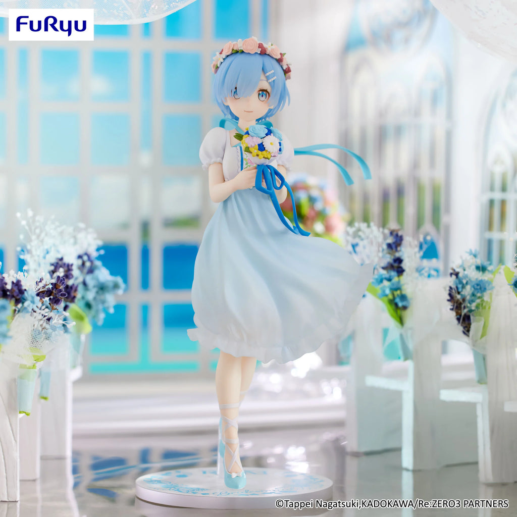Re:ZERO Starting Life in Another World - Rem (Bridesmaid Ver) Trio-Try-iT Prize Figure FuRyu Corporation