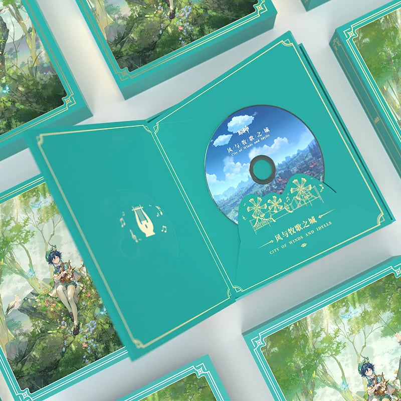 Genshin Impact - Mondstadt City of Winds and Idylls Original Soundtrack CD Gift Box miHoYo