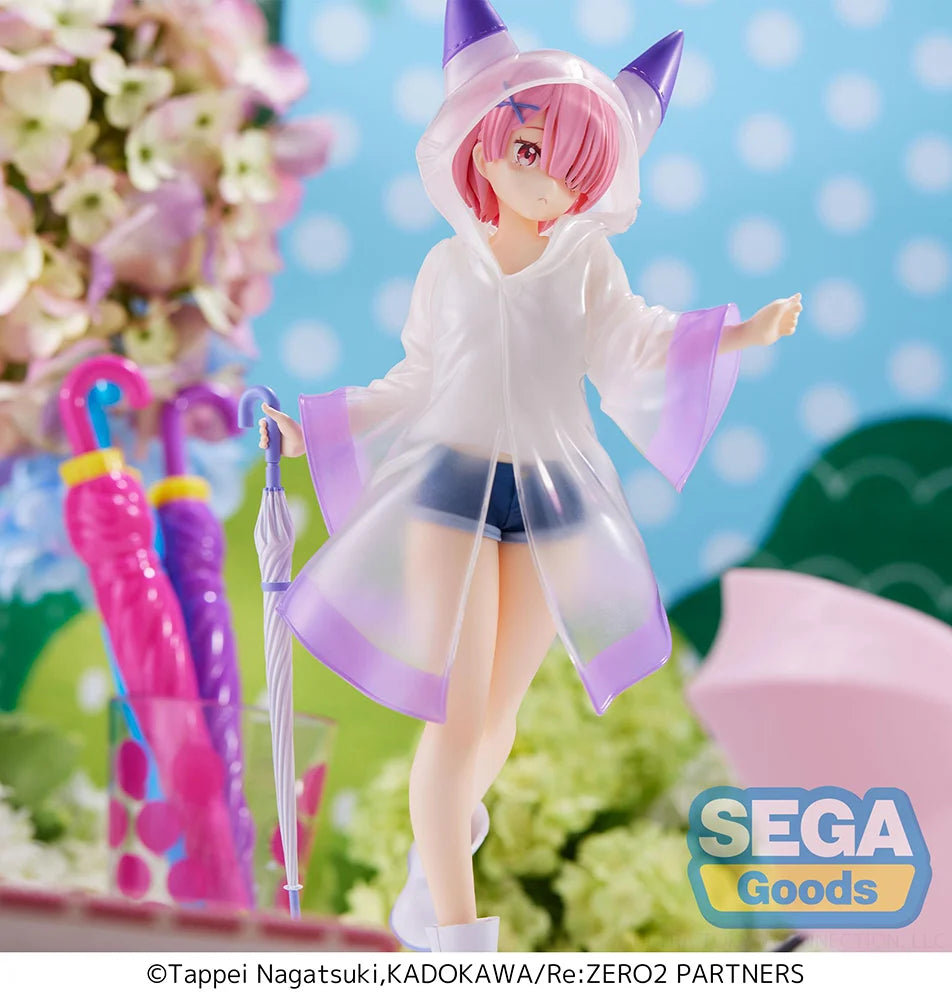 Re: ZERO - Starting Life in Another World - Ram (Raincoat Ver.) Day After The Rain Prize Figure SEGA