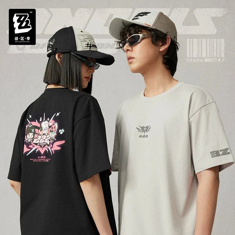 Zenless Zone Zero - Angels of Delusion Colorblock Printed T-shirt miHoYo