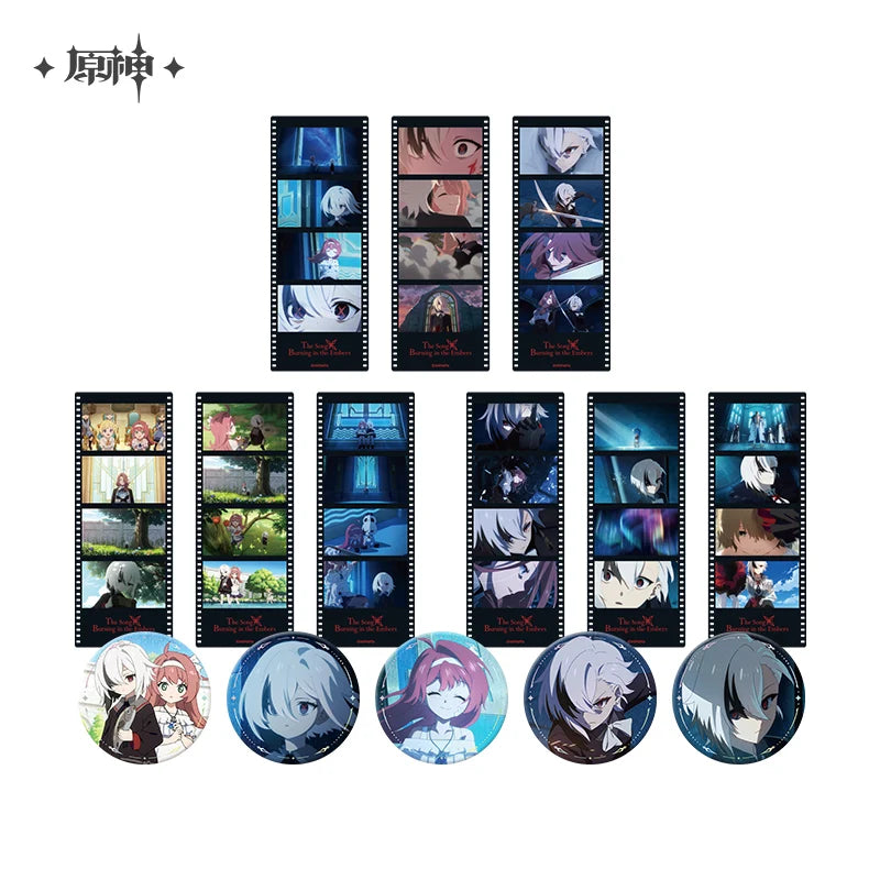 Genshin Impact - Song of Ashes Series Character Badge / Film Bookmark miHoYo