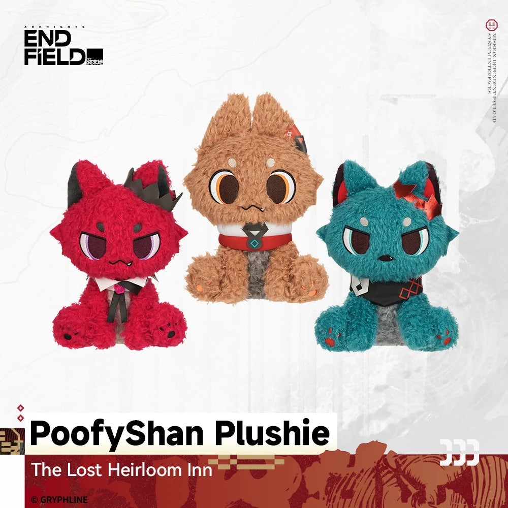 Arknights: Endfield - Laevatain & Gilberta & Camille PoofyShan Plushie HYPERGRYPH