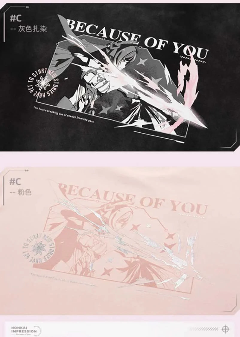 Honkai Impact 3rd - Elysia Because of You Theme T-Shirt miHoYo
