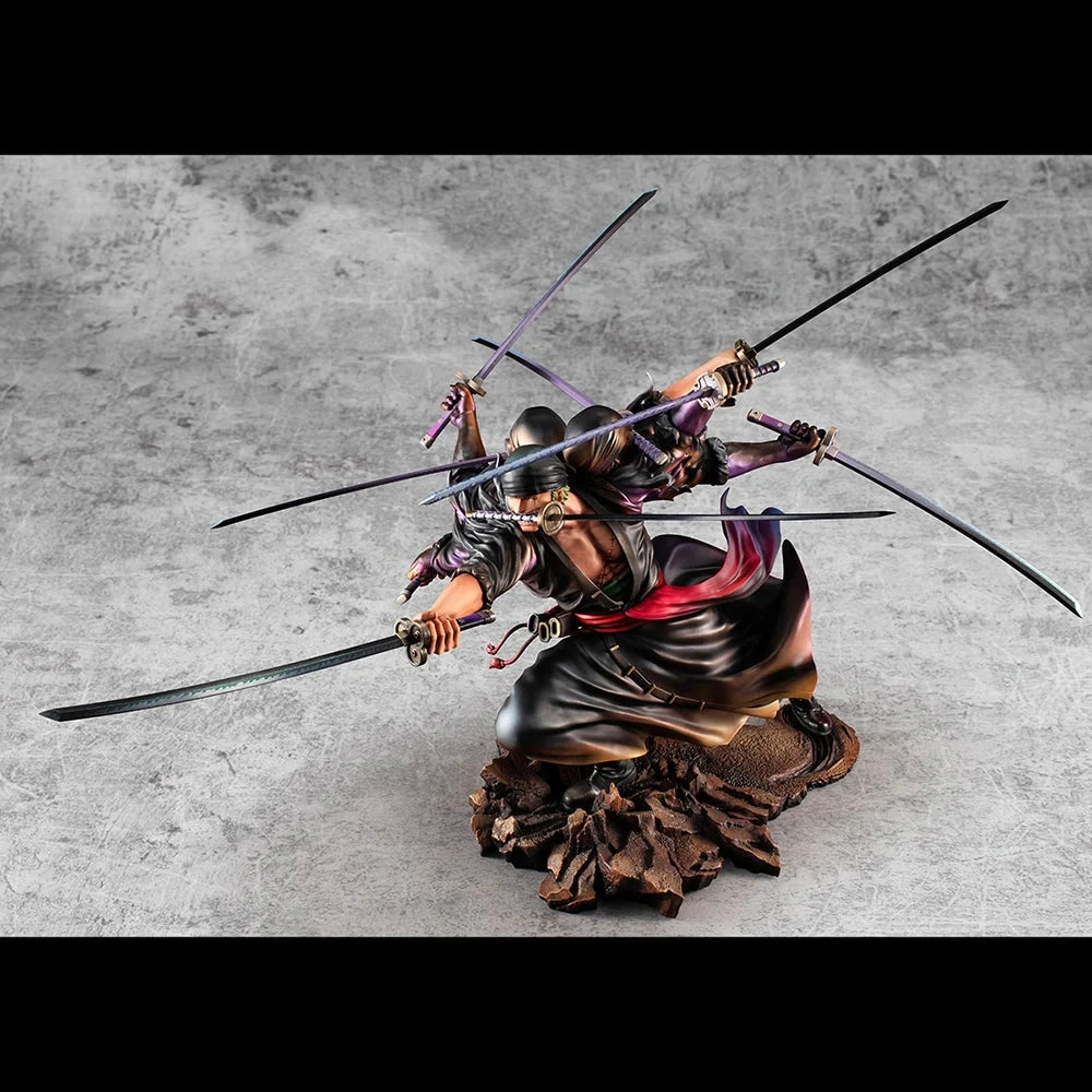 One Piece - Roronoa Zoro(Demon Spirit Kyuutou Ryuu Asura Ver.) ONE PIECE Portrait.Of.Pirates WA-MAXIMUM Figure MegaHouse