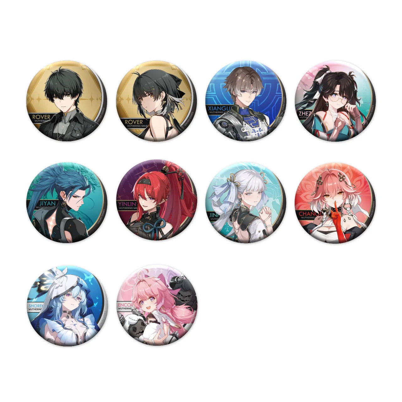 Wuthering Waves - Resonator Themed Reflective Badge KURO GAMES
