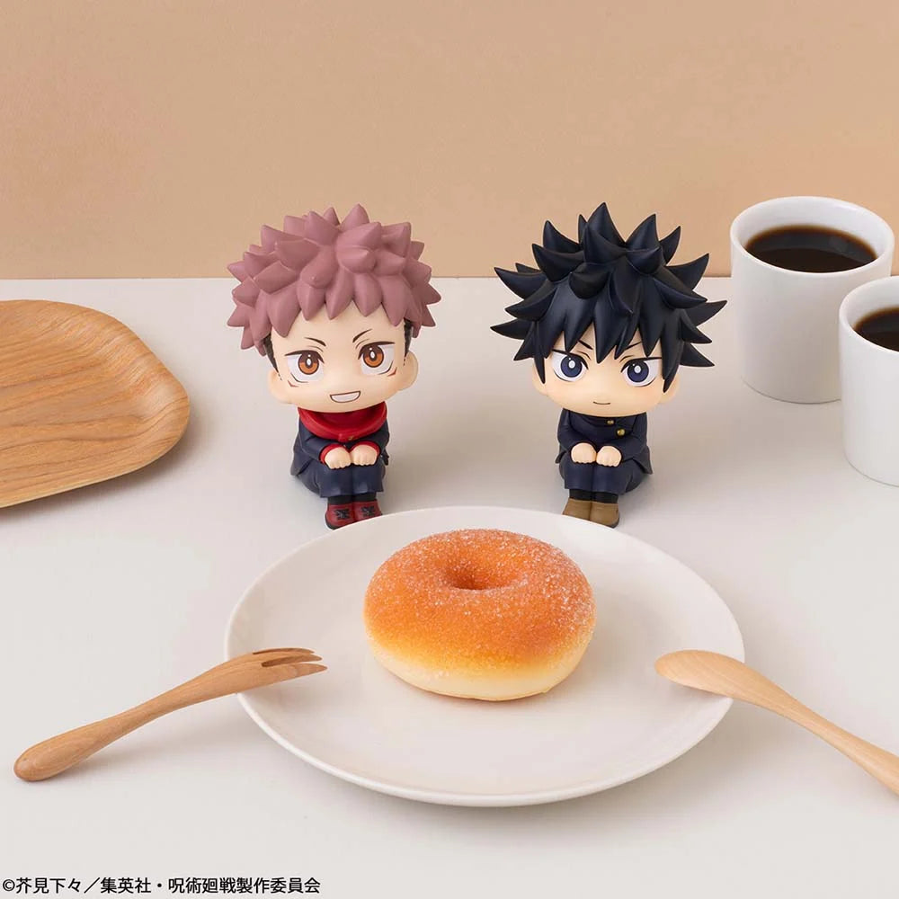 Jujutsu Kaisen - Yuji Itadori (Laugh Ver.) & Megumi Fushiguro (Smile Ver.) Set [with gift] Mini Figure MegaHouse
