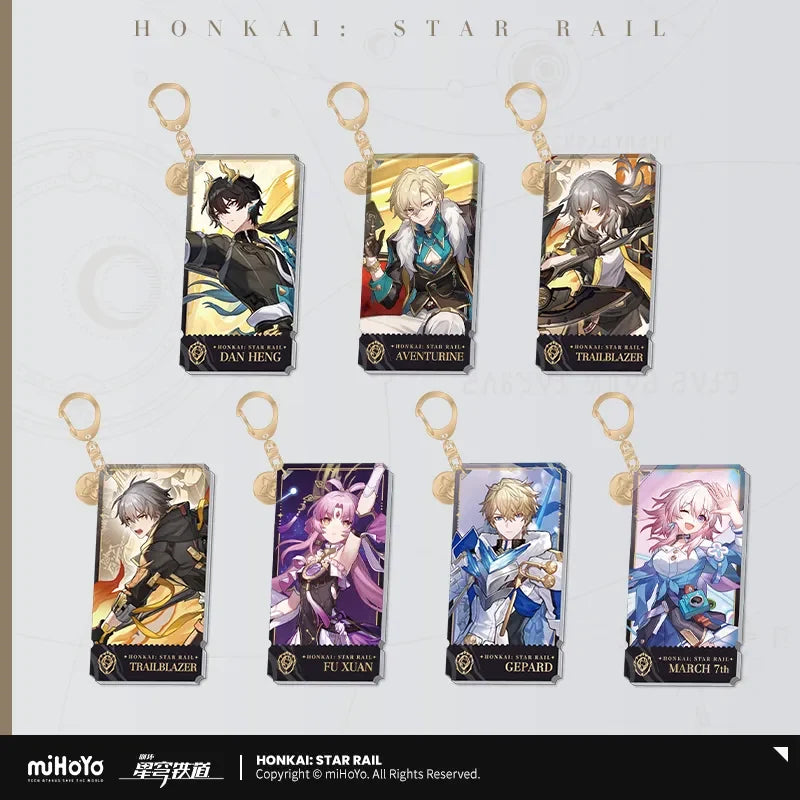 Honkai: Star Rail - The Preservation Path Character Warp Artwork Acrylic Keychain miHoYo