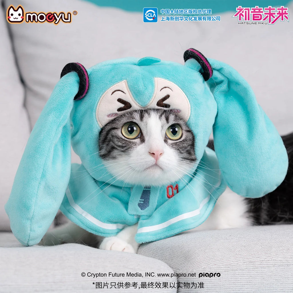 Hatsune Miku - Hatsune Miku Squinty Eyes Series Mini Puppet Shawl Moeyu
