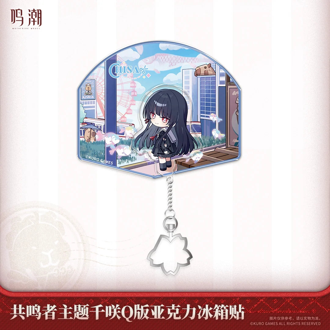 Wuthering Waves - Chisa Resonator Themed Chibi Acrylic Fridge Magnet KURO GAMES