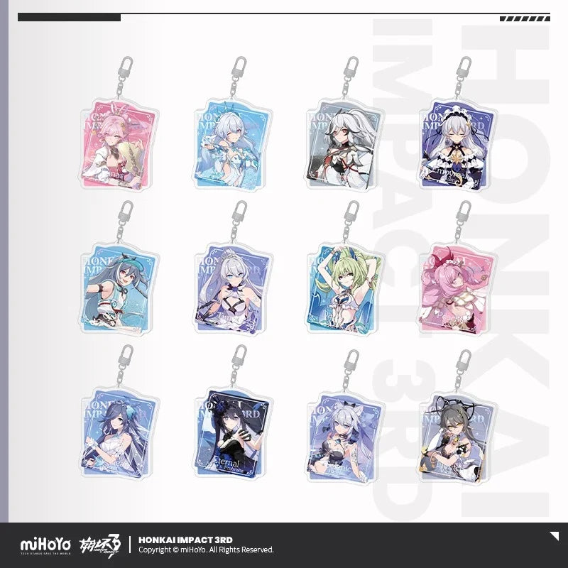 Honkai Impact 3rd - Fashionable New Attire Series Acrylic Quicksand Keychain miHoYo