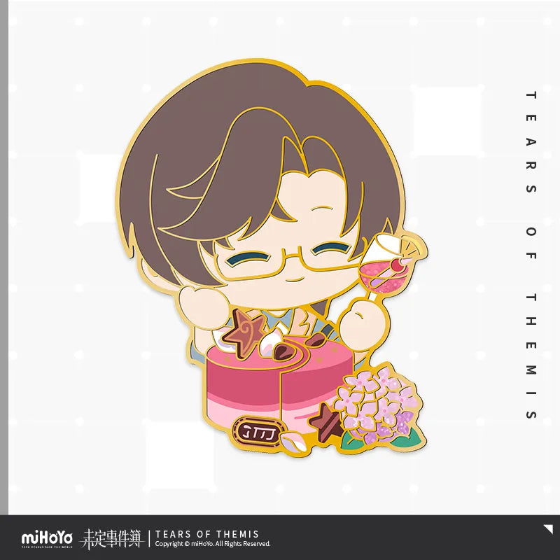 Tears of Themis - Stellis Heartbeat Series Artem Wing Birthday Metal Badge miHoYo