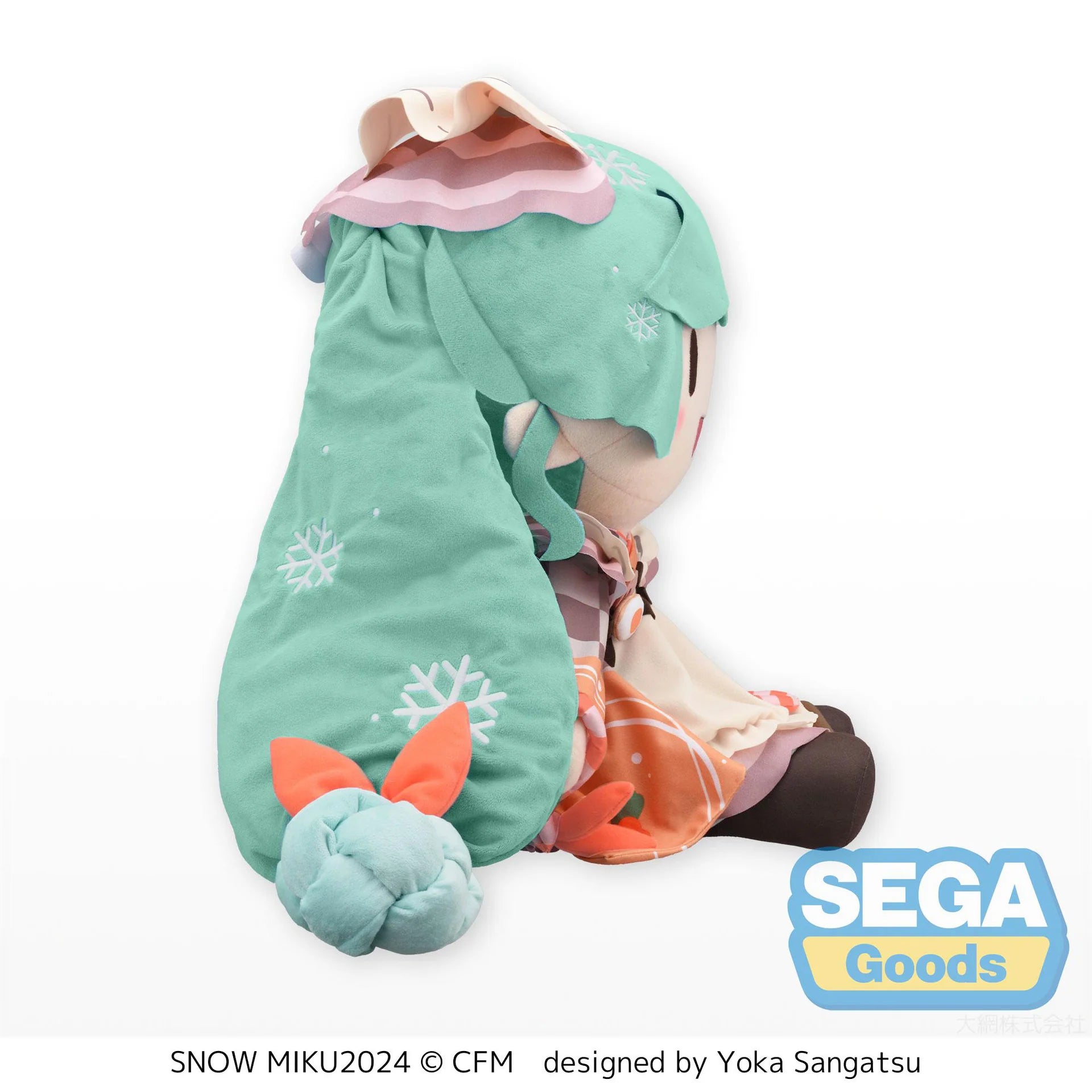 Hatsune Miku - Snow Miku (2024 Ver.) Dodeka Jumbo Plushie SEGA