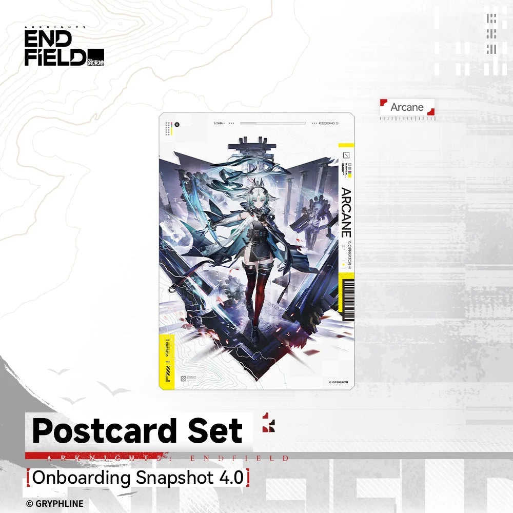 Arknights: Endfield - Onboarding Snapshot 4.0 Postcard Set HYPERGRYPH