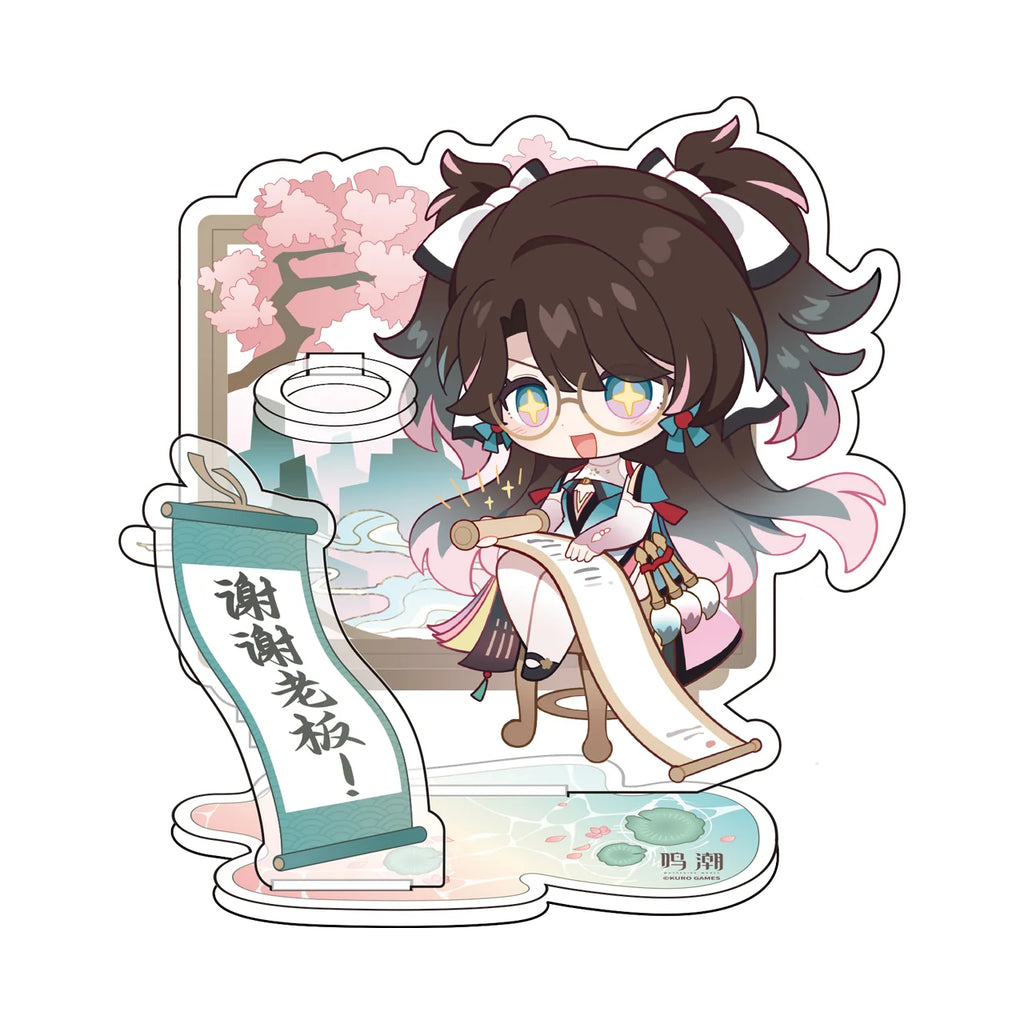 Wuthering Waves - Zhezhi Resonator Themed Chibi Acrylic Pen Holder KURO GAMES