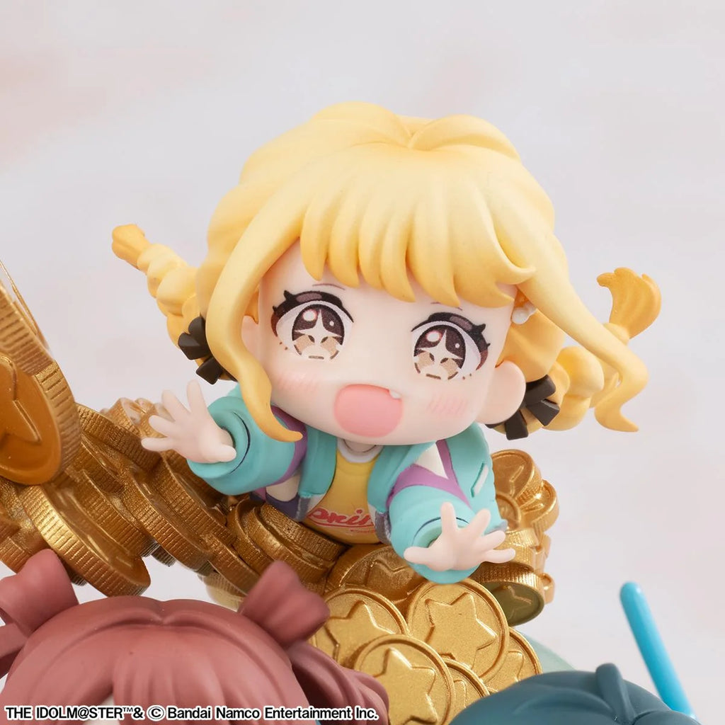 The iDOLM@STER Gakuen - Temari Tsukimura & Fujita Kotone & Saki Hanami Chibi Figure MegaHouse