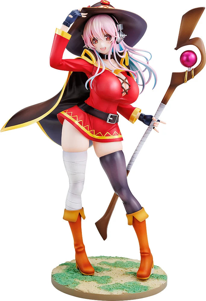 Super Sonico - Super Sonico (KONOSUBA -God's blessing on this wonderful world! Megumin Collaboration Ver) 1/7 Scale Figure KADOKAWA