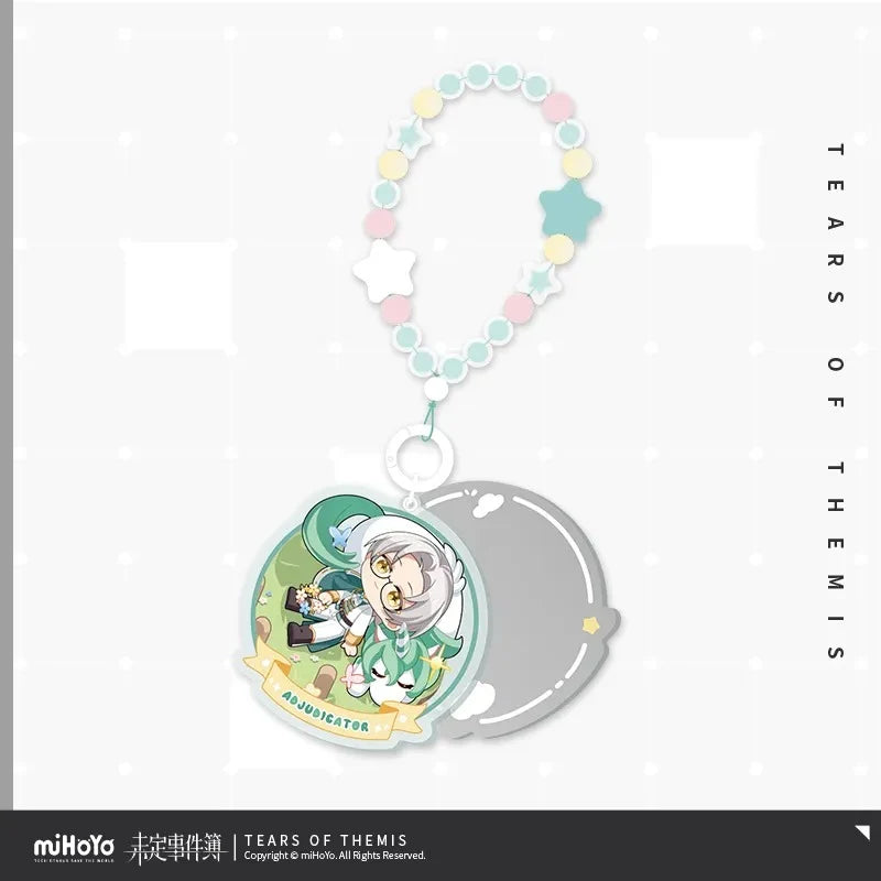 Tears of Themis - Dream Cloud Unicorn Series Acrylic Hand Mirror Keychain miHoYo