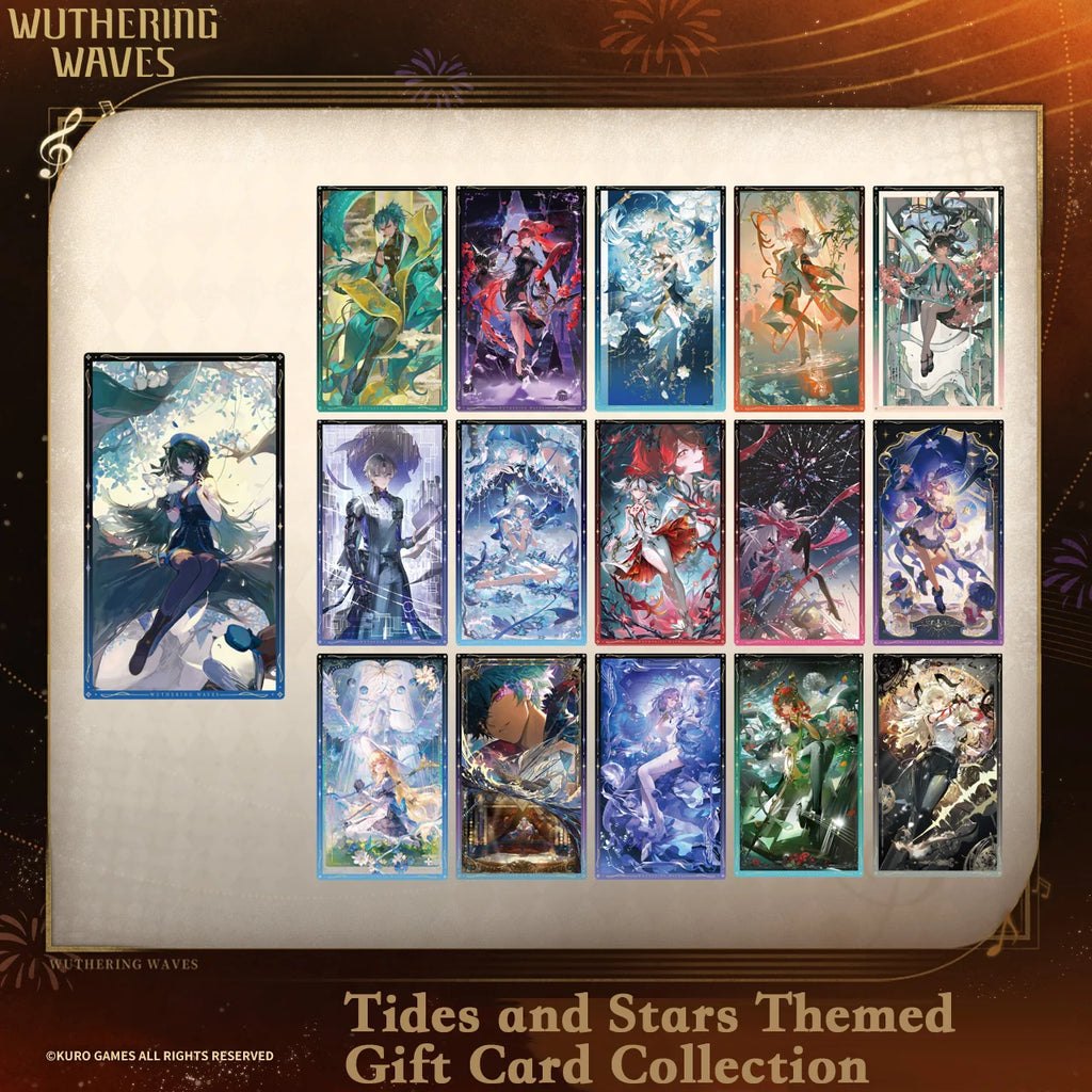 Wuthering Waves - Tides and Stars Themed Gift Card Collection KURO GAMES