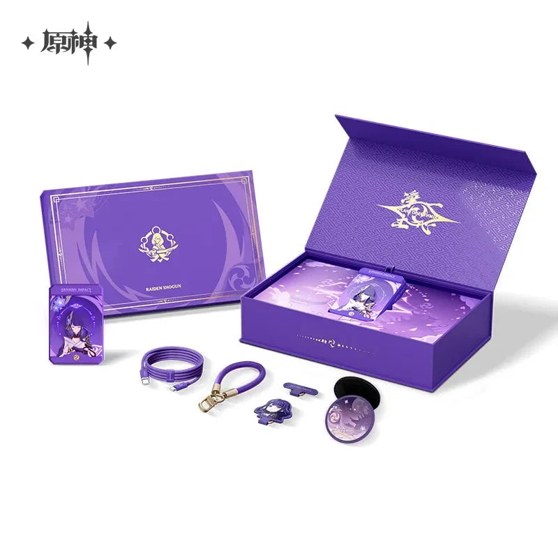 Genshin Impact - Raiden Shogun Reign of Serenity Portable Battery Charger Gift Box miHoYo