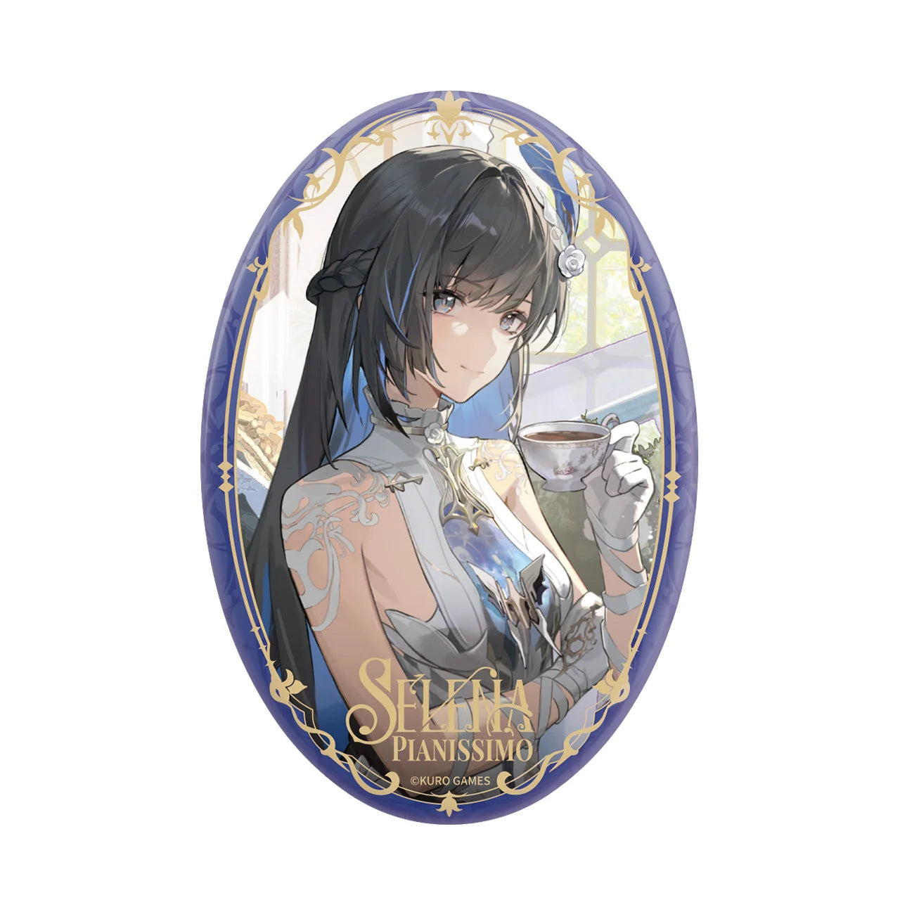 Punishing: Gray Raven - Frame Series Oval Tinplate Badge KURO GAMES