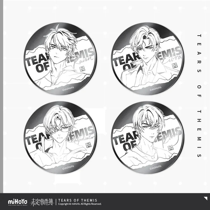 Tears of Themis - Nib Still Series Metal Mirror Badge miHoYo