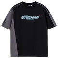 Hatsune Miku - Hatsune Miku Neon Techno Series Patchwork T-shirt Moeyu