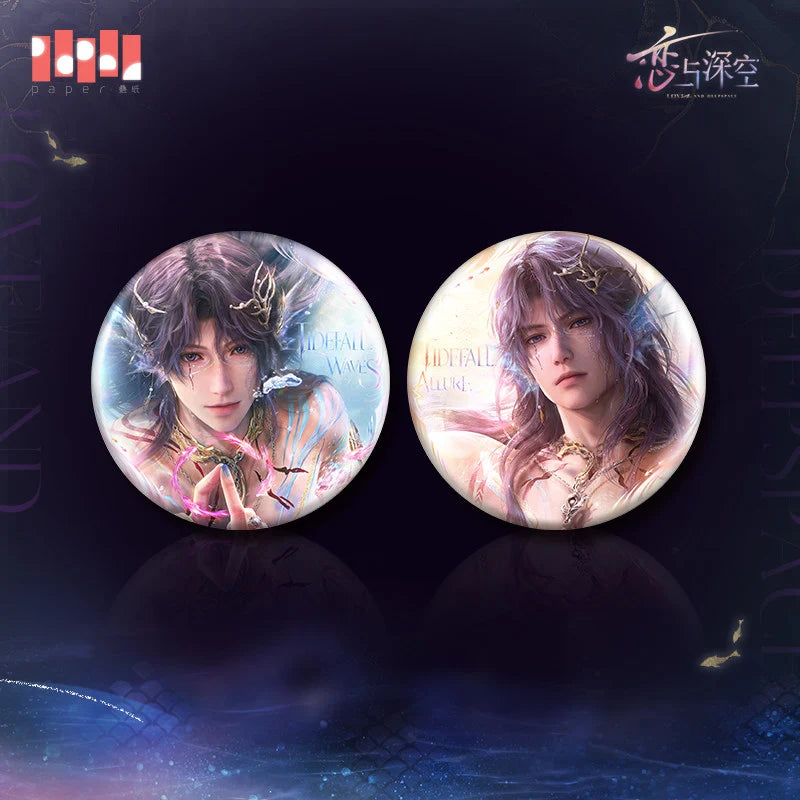 Love and Deepspace - Rafayel Lemurian Sea God Series Badge InFold Games