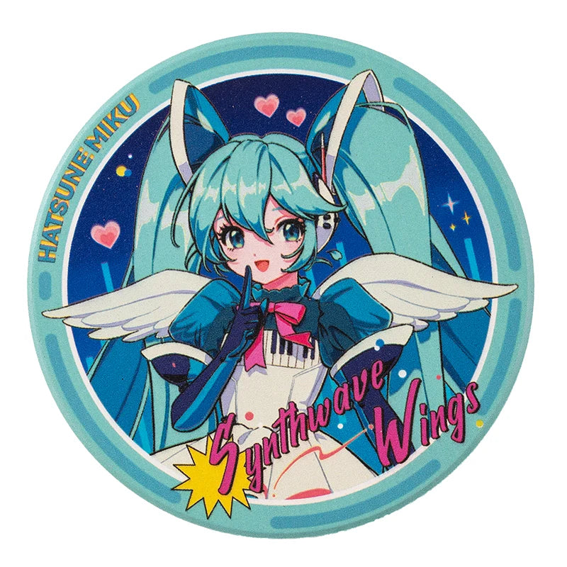 Vocaloid - Wings of the Synthwave Series Ceramic Coaster Moeyu