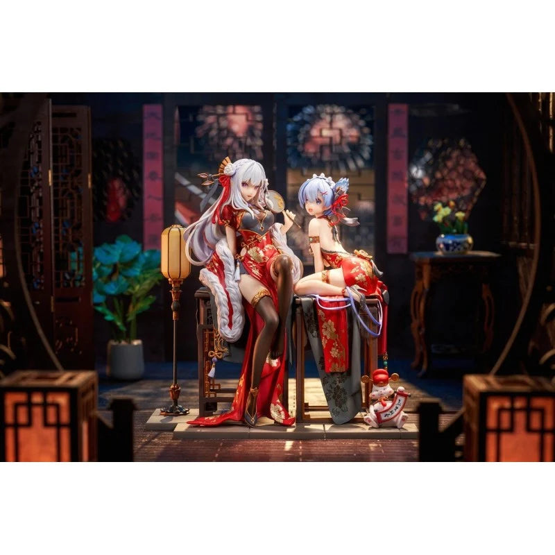 Re:Zero - Rem & Emilia (Graceful Beauty 2024 New Year Ver.) 1/7 Scale Figure Kadokawa