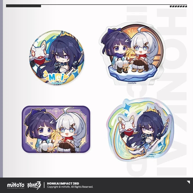 Honkai Impact 3rd - New Year's Eve Fairy Tale Chibi Series Badge & Stand miHoYo