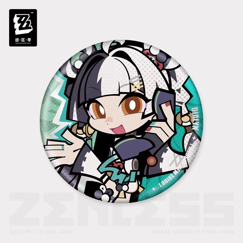 Zenless Zone Zero - Krampus Compliance Authority Chibi Badge miHoYo