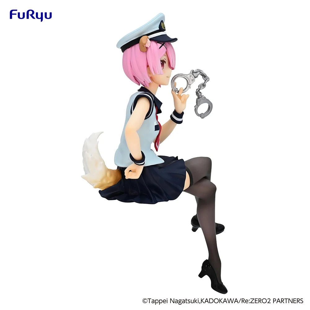 Re:ZERO Starting Life in Another World - Ram(Police Officer Cap with Dog Ears Ver.) Noodle Stopper Prize Figure FuRyu Corporation