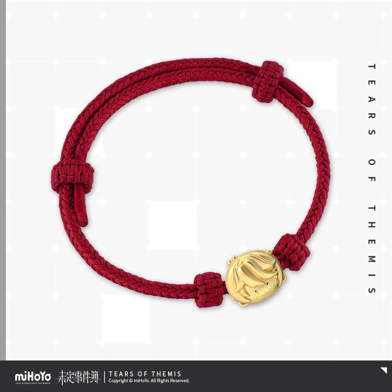 Tears of Themis - Red Thread Silver Bracelet miHoYo