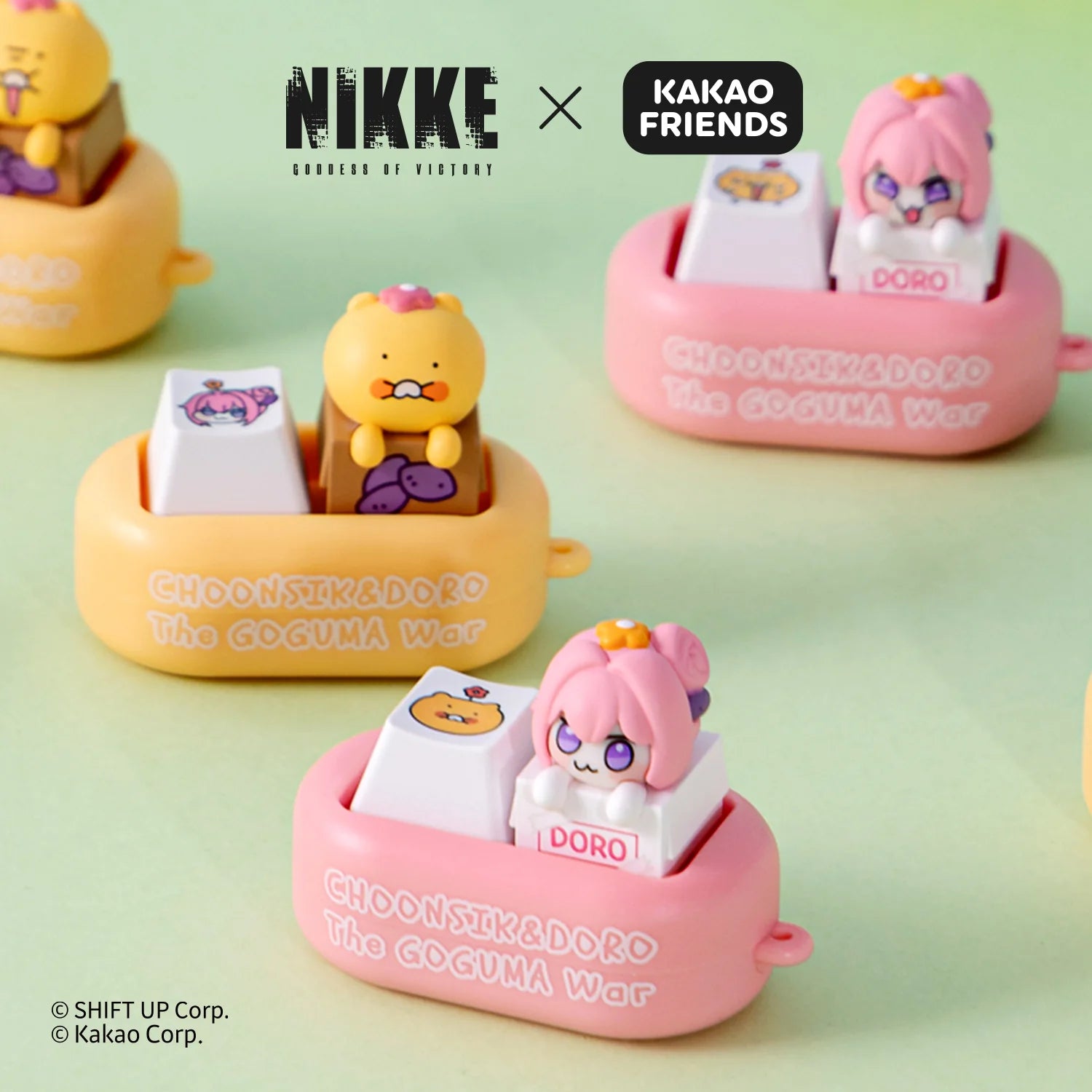 Goddess of Victory: Nikke - Doro＆Choonsik KAKAO FRIENDS Collab Series Keycap Blind Box GNF TOYZ