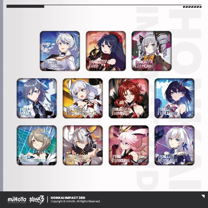 Honkai Impact 3rd - CG Series Valkyrie Square Laser Badge miHoYo