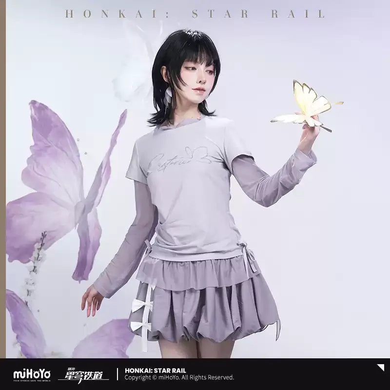 Honkai: Star Rail - Castorice Impression Faux Layered T-Shirt miHoYo