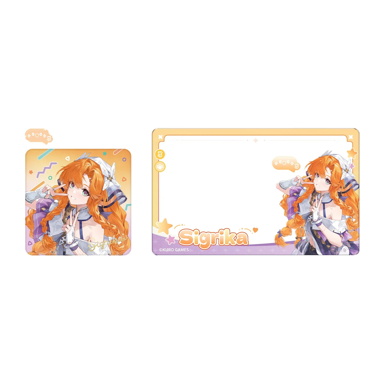 Wuthering Waves - Two Yeah Series Badge & Acrylic Clear Card Set KURO GAMES