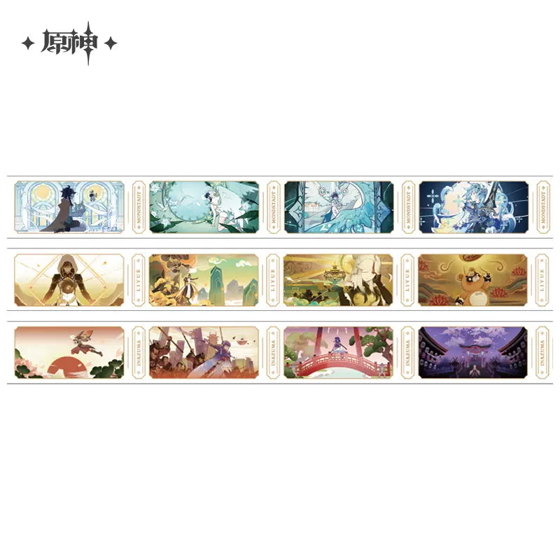 Genshin Impact - Earthly Glimpses Series Washi Tape miHoYo