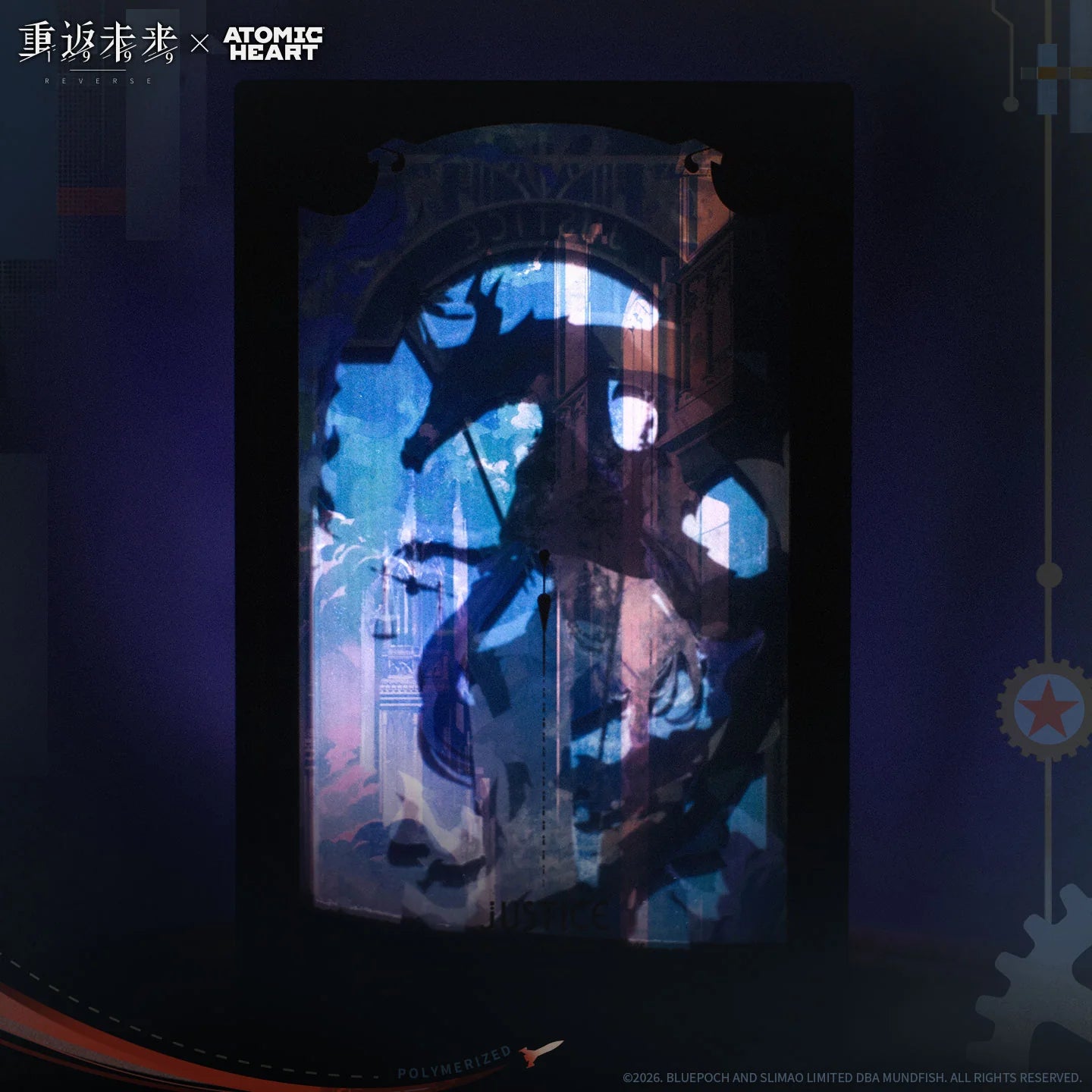 Reverse: 1999 - Sentinel (Weighing Sin and Justice Ver.) Quicksand Acrylic Block BLUEPOCH