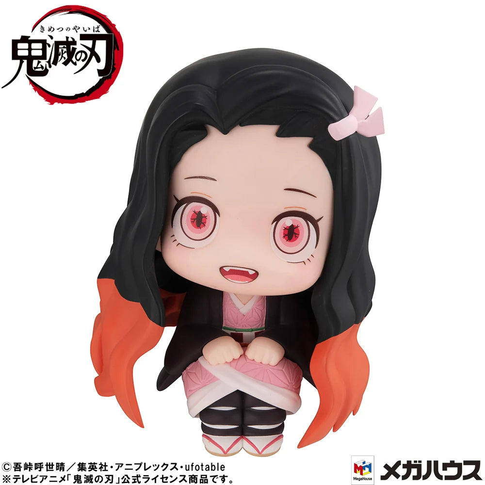 Demon Slayer: Kimetsu no Yaiba - Tanjiro Kamado (Sharp face Ver.) & Nezuko Kamado (Conquered the Sun Ver.) Set [with gift] Lookup Mini Figure MegaHouse