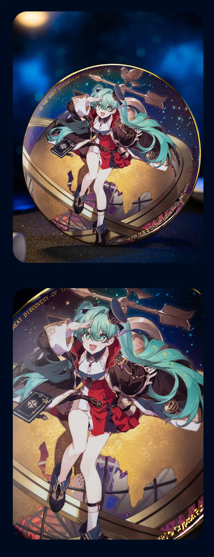 Hatsune Miku - Hatsune Miku 39 The Great Discovery of The Dimension Large Badge Moeyu