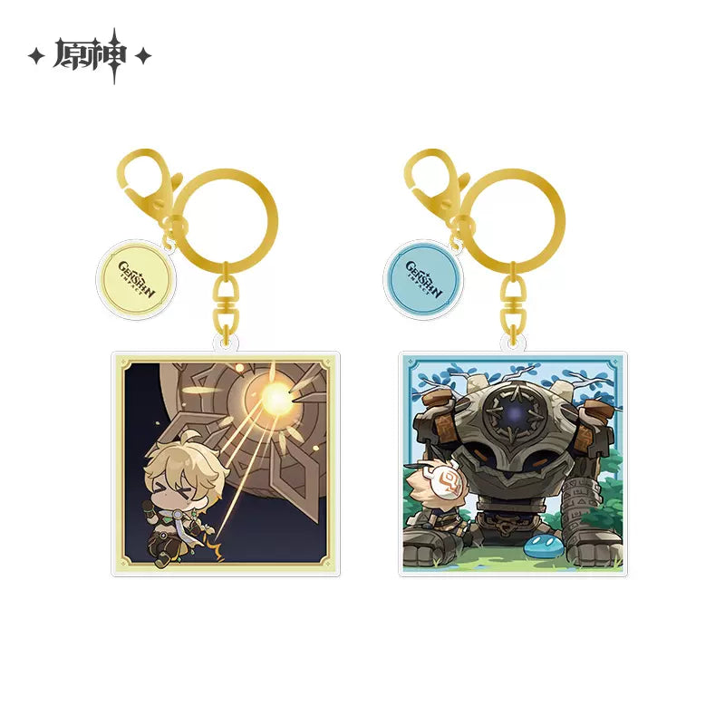 Genshin Impact - 2023 Genshin Impact Art Exhibition Series Cute Acrylic Keychain miHoyo