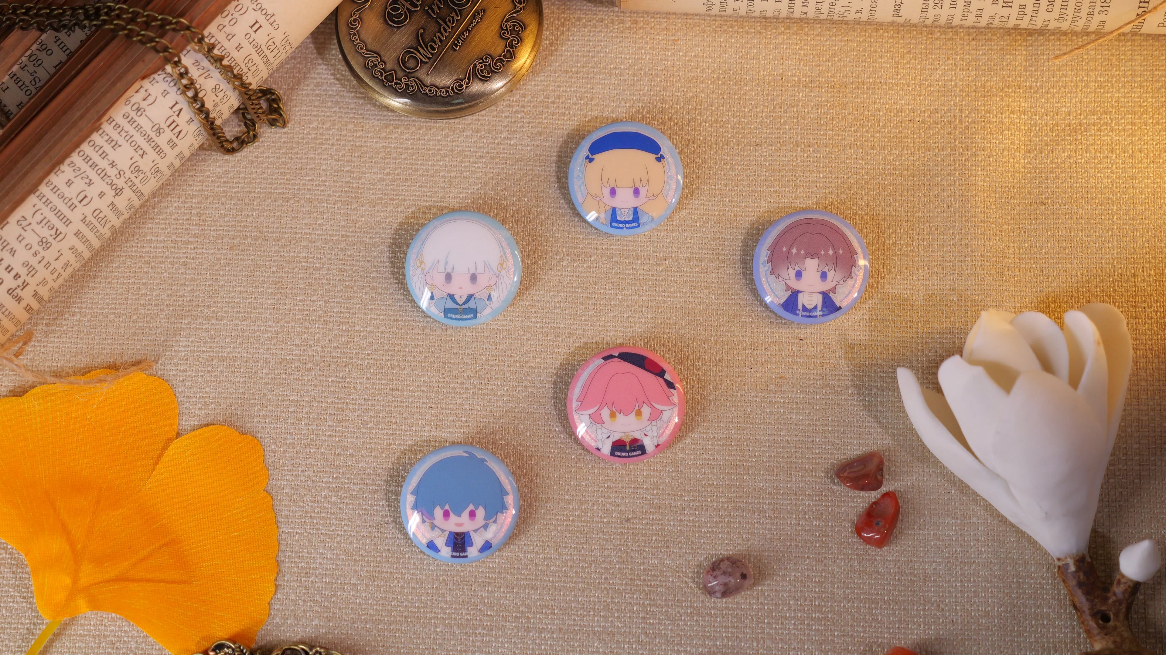 Wuthering Waves - Phantom Dreamscape Series Chibi Badge Set KURO GAMES