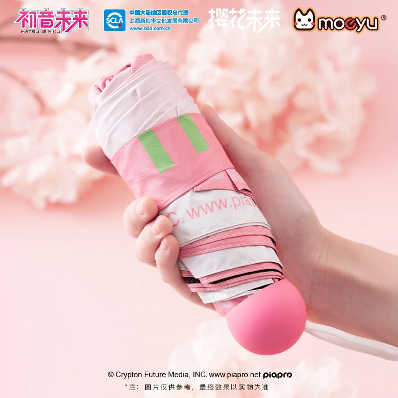 Hatsune Miku - Sakura Miku Travel Happily Compact Umbrella Moeyu