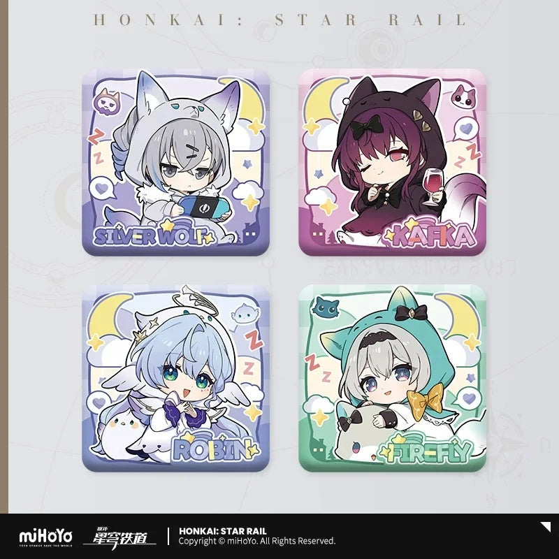 Honkai: Star Rail - Girls Dorm Series Chibi Square Badge miHoYo