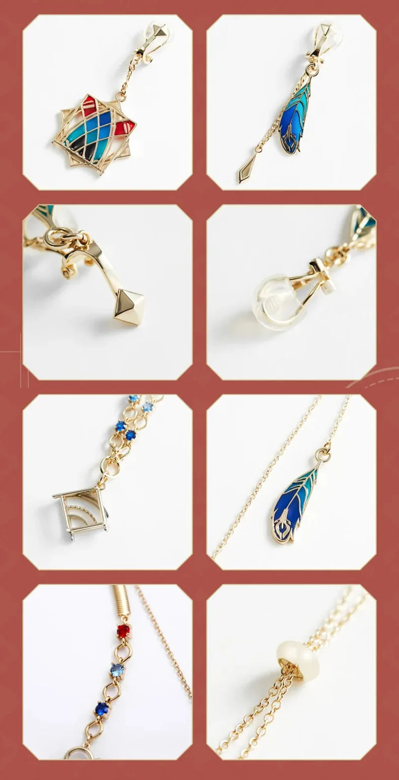 Genshin Impact - Forest And Sand Series Kaveh Impression Necklace & Ear Cuff miHoYo