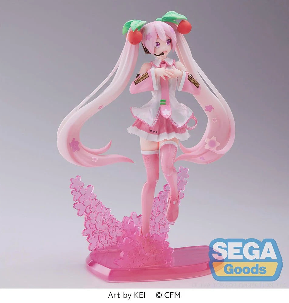 Hatsune Miku - Luminasta Sakura Miku 2023 Prize Figure SEGA