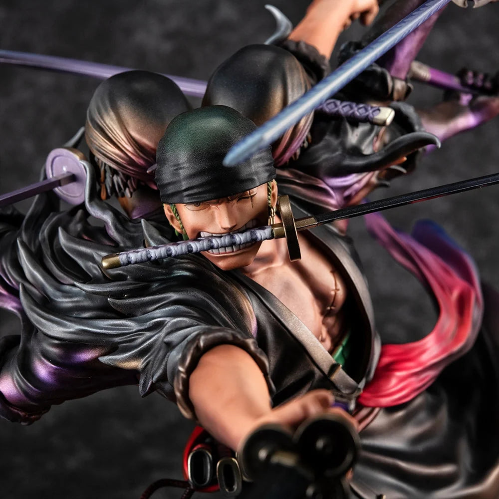 One Piece - Roronoa Zoro(Demon Spirit Kyuutou Ryuu Asura Ver.) ONE PIECE Portrait.Of.Pirates WA-MAXIMUM Figure MegaHouse
